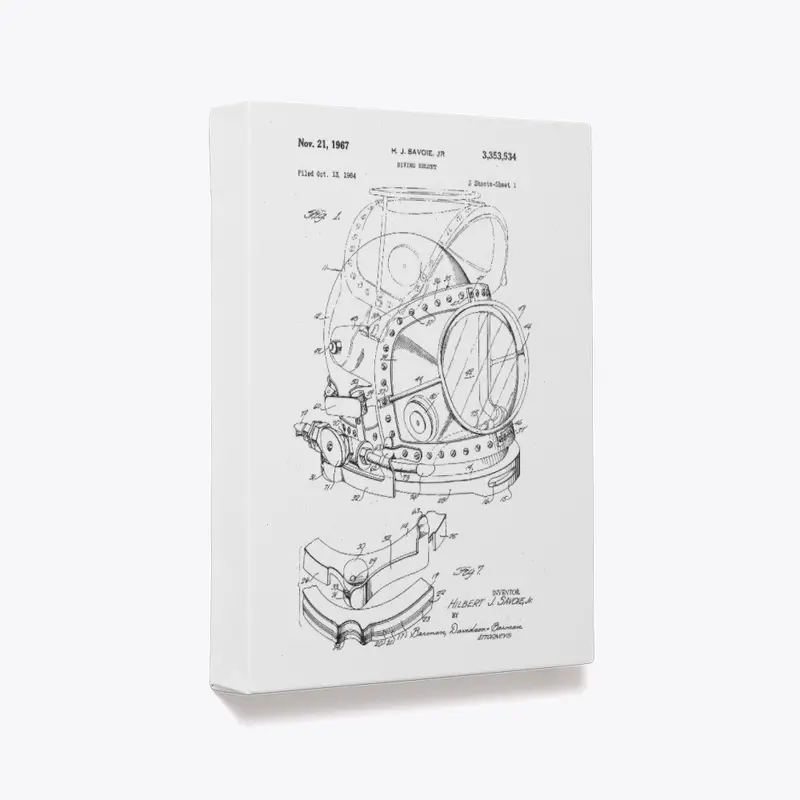 Diving Helmet Patent