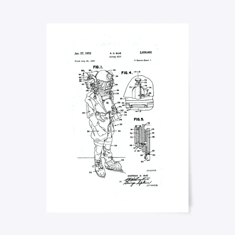 Diving Suit Patent